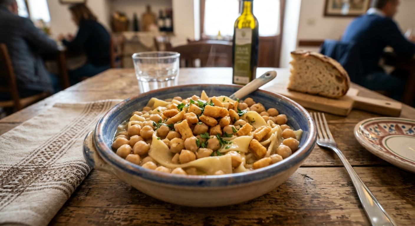 Ciceri e tria: la pasta fritta dei salentini
