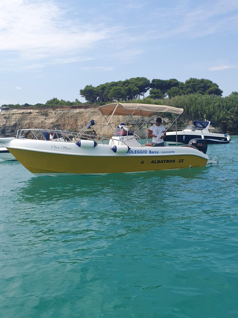 Escursioni in barca Otranto,visita alle grotte mulino d'acqua (grotta sfondata),baia murrune, baia turchi  — foto 7