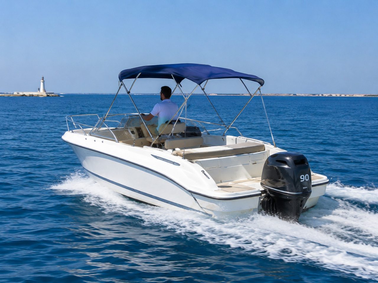 Noleggio Barca 90 CV con Patente Nautica Luglio giornata intera — foto 6