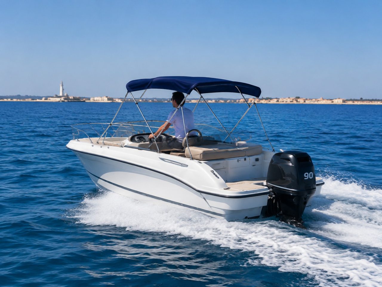 Noleggio Barca 90 CV con Patente Nautica Luglio giornata intera — foto 8