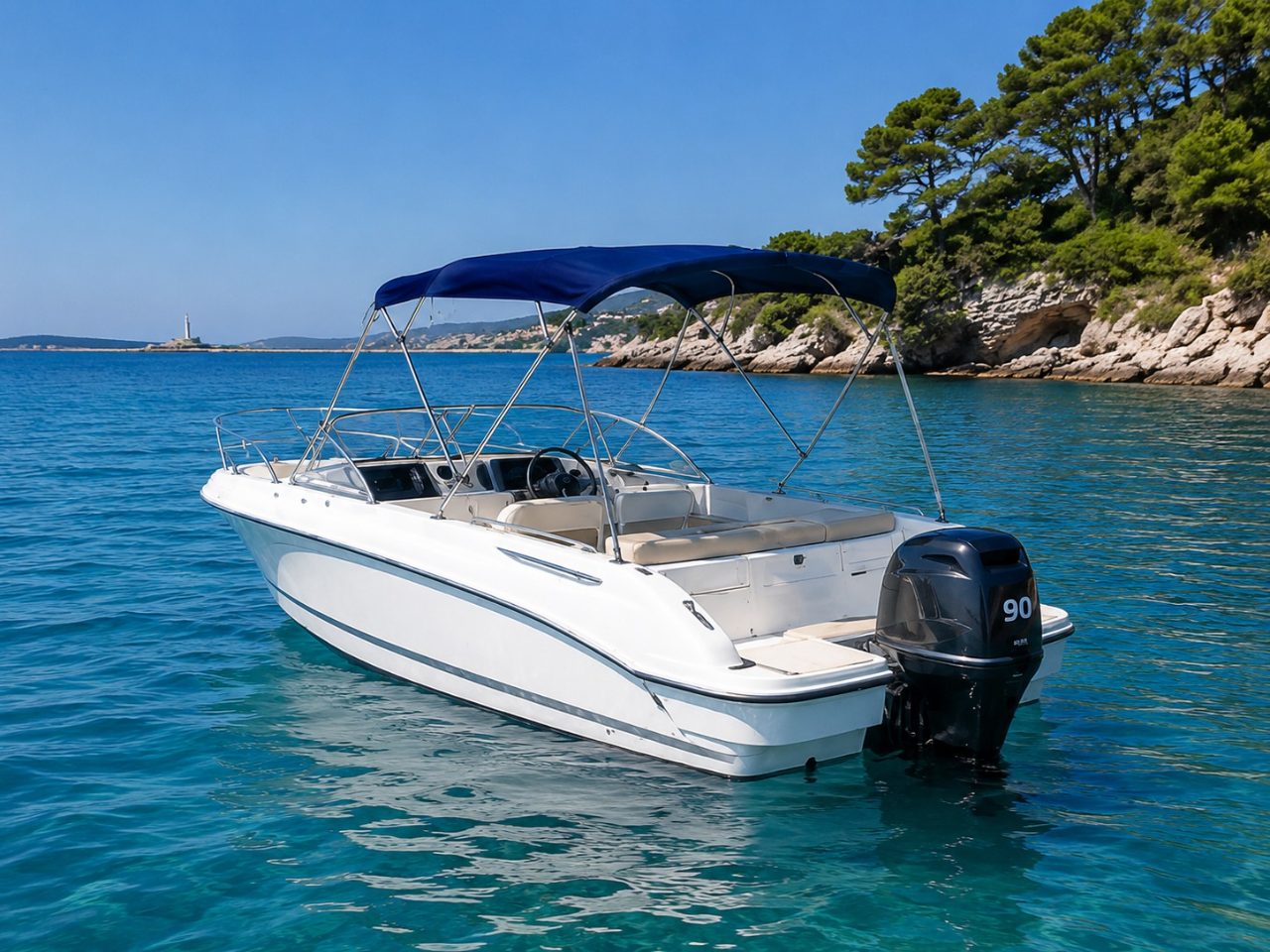 Noleggio Barca 90 CV con Patente Nautica Settembre giornata intera — foto 5