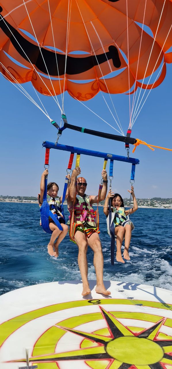 Parasailing a Torre Vado volo quadruplo : vola sul mare del Salento — foto 8